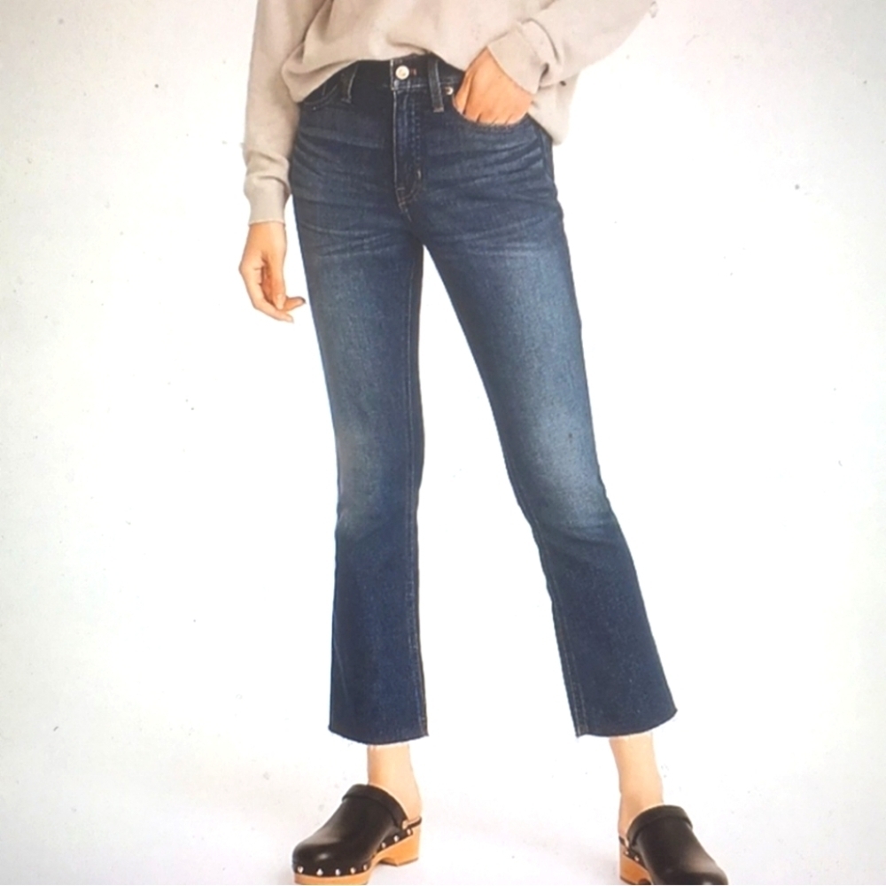 NWT J.Crew 9" Billie Demi boot cropped jeans size 23 petite